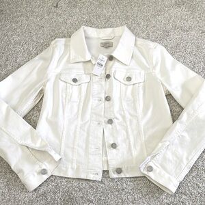White denim jacket